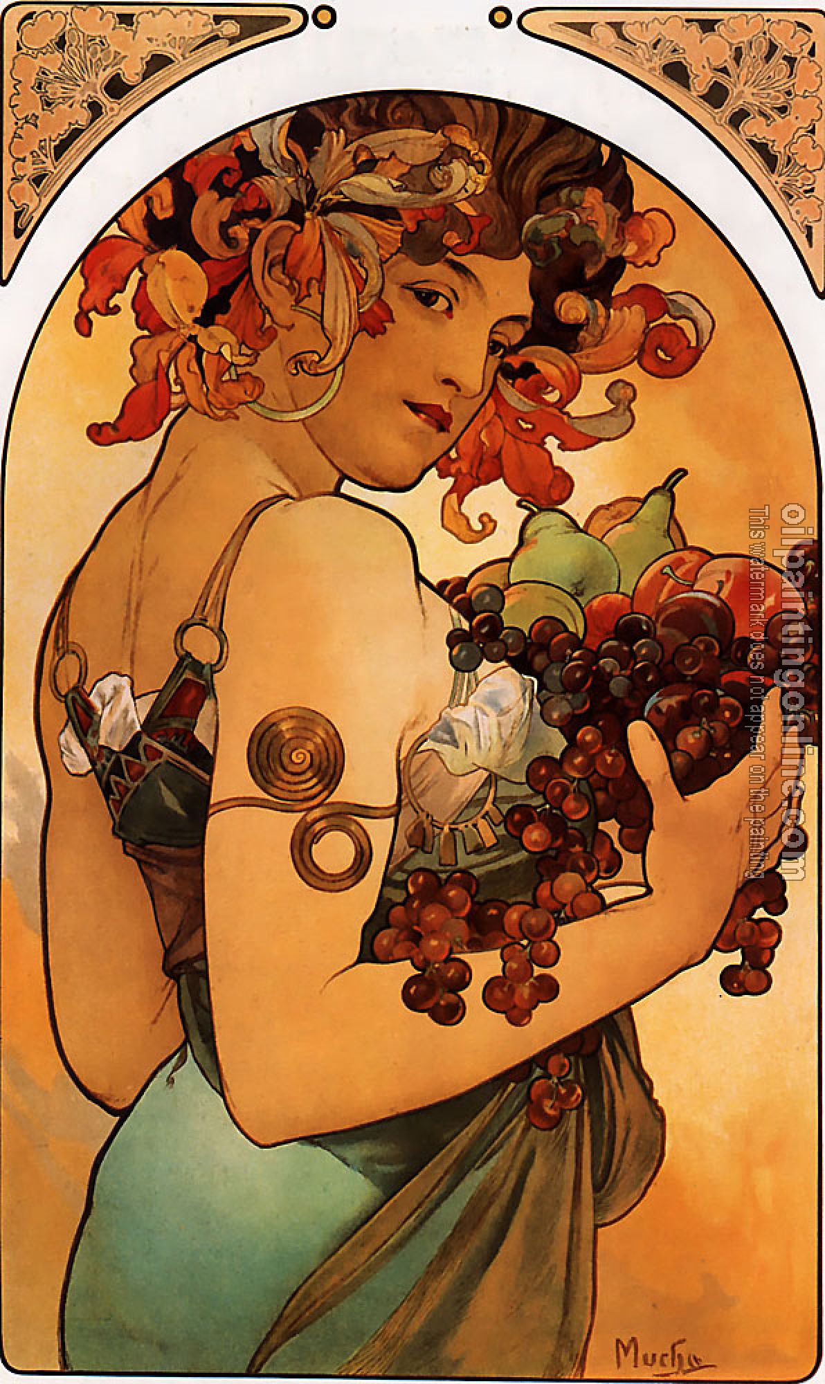 Mucha, Alphonse Maria - Fruit